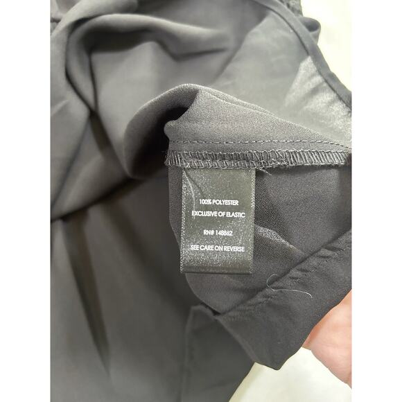 Torrid Babydoll Long Sleeve Blouse Womens Size 12 Black Boho Peasant NWT - Picture 8 of 12